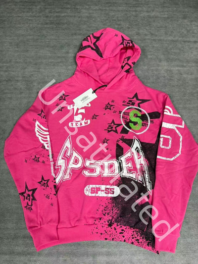 sp5der superfive hoodie front view